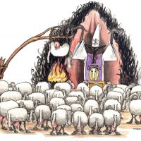 Sheep to church